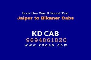 Jaipur to bikaner cabs